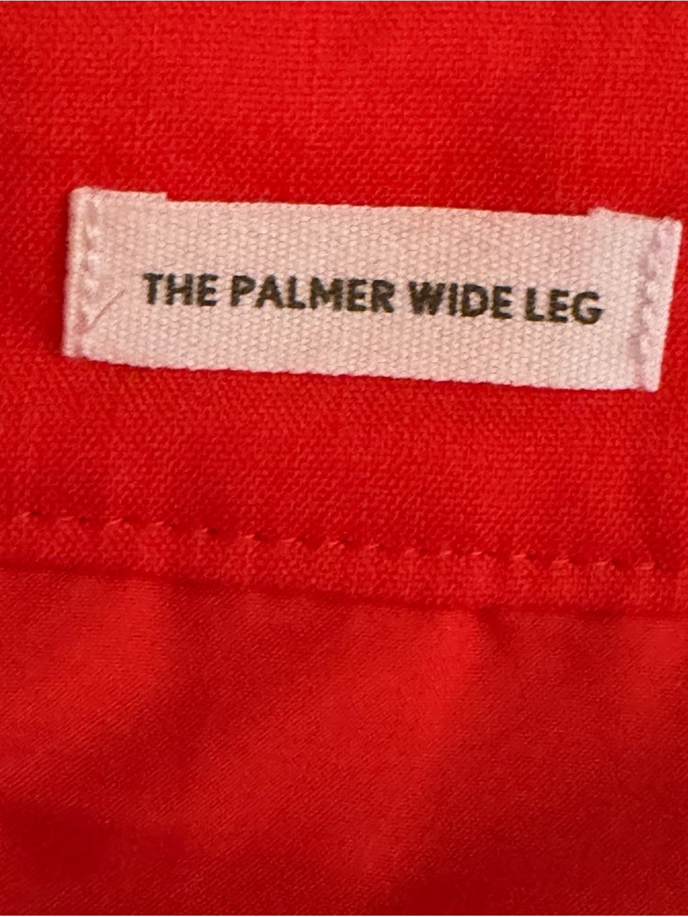 LOFT The Palmer crop wide Leg size tomato red 14 Women's Pants - Picture 4 of 4